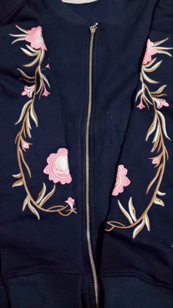 Stylish Flower Embroidery Jacket For Girls/Women (Most Demanding