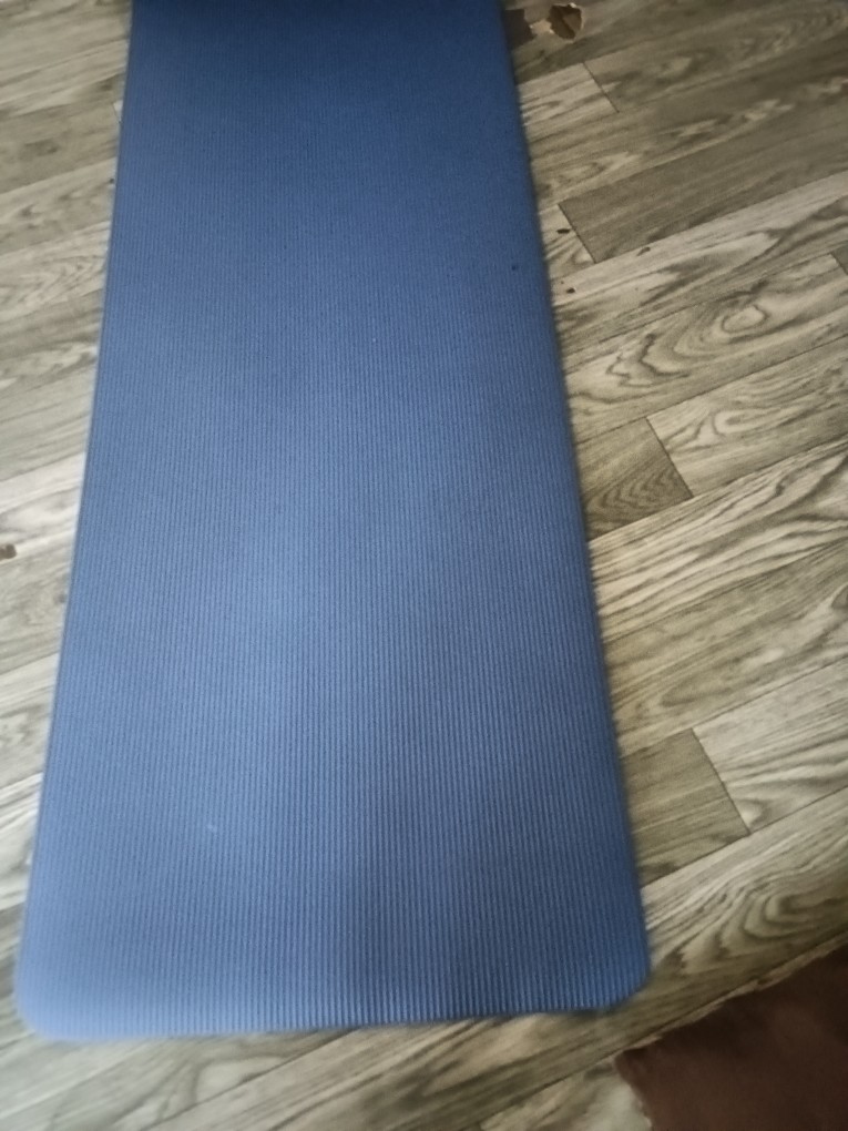 Yoga Mat EXTRA THICK 8MM NBR Non-Slip Mat (BLUE) Aerobic Home