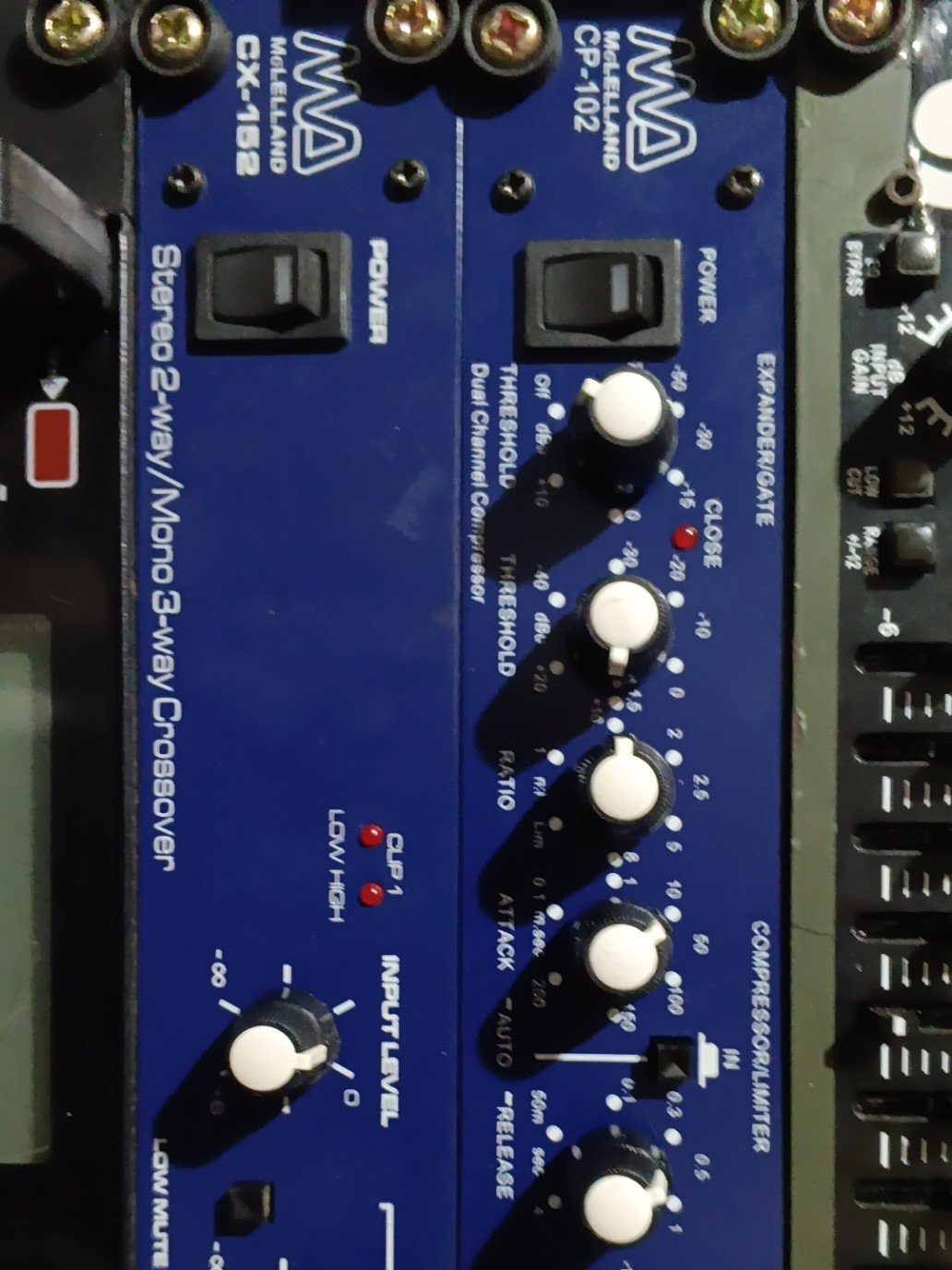 MCLELLAND | CP-102 | DUAL CHANNEL | COMPRESSOR/LIMITER/EXPANDER