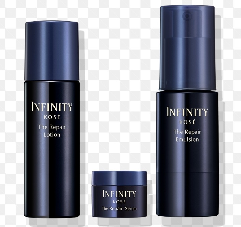 Kose Infinity The Repair Trial Kit Oil Control Moisturizing Set