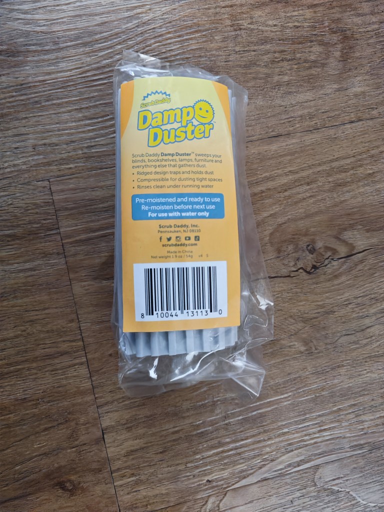 Damp Duster Scrub Daddy (Grey) *NEW SEALED IN PACKAGE! – St