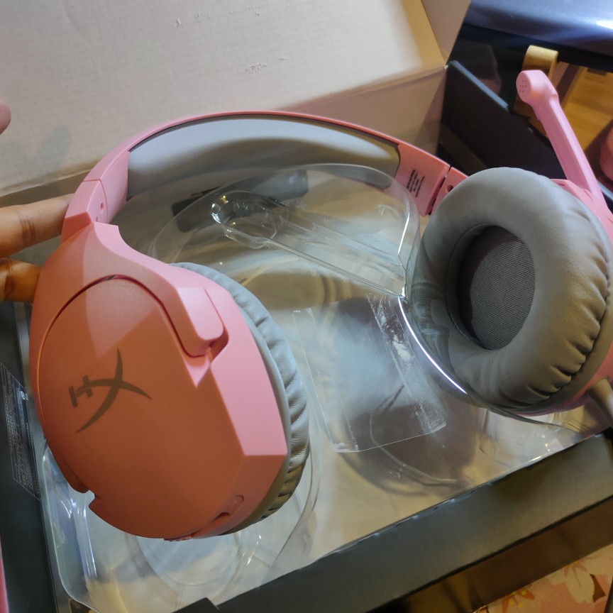 HyperX Cloud Stinger Gaming Headset Pink 50Mm Directional Drivers