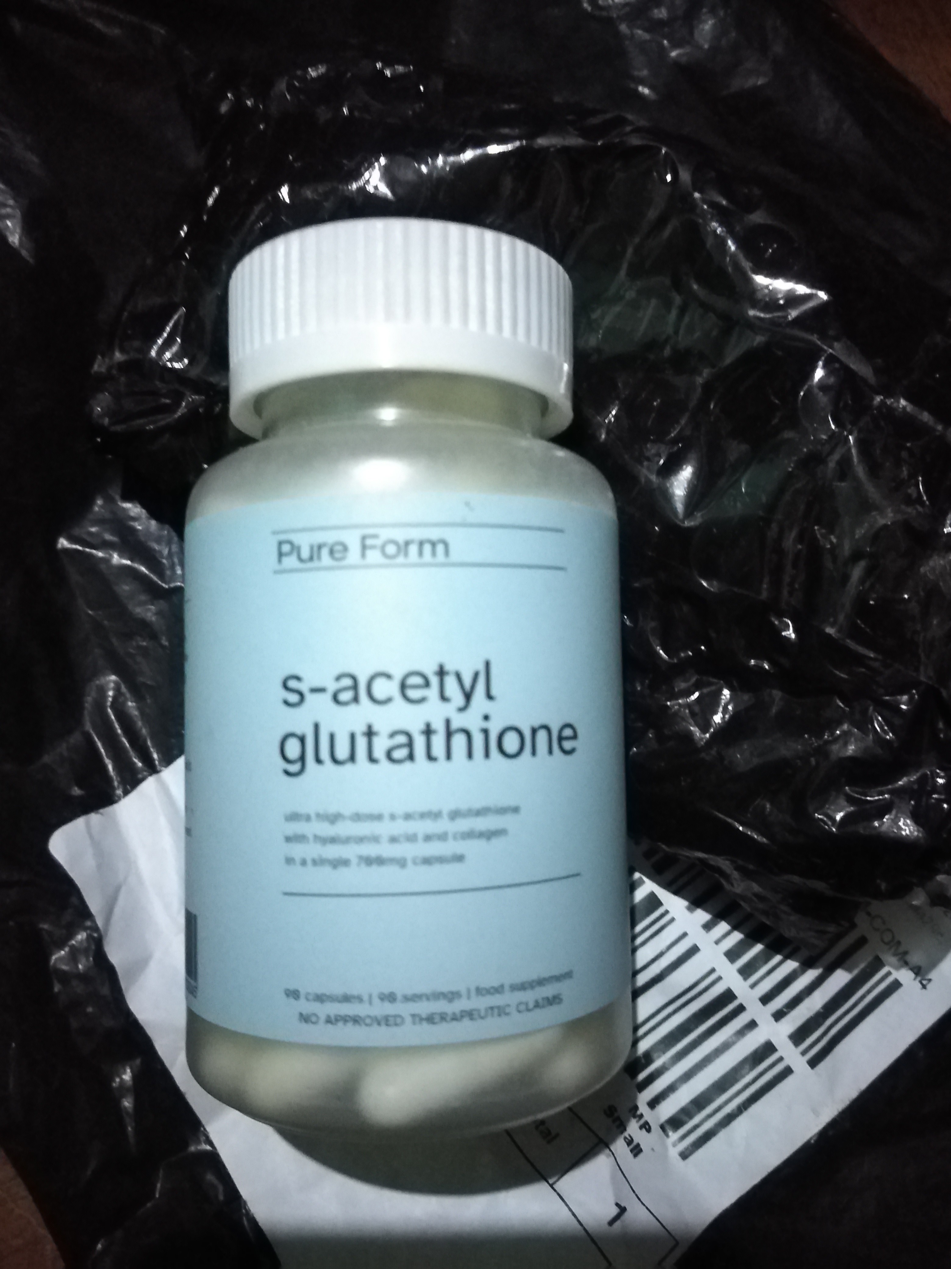 s-acetyl glutathione pure form review Pure Form Glutathione | 90-Day Supply PURE FORM S-ACETYL GLUTA REVIEW