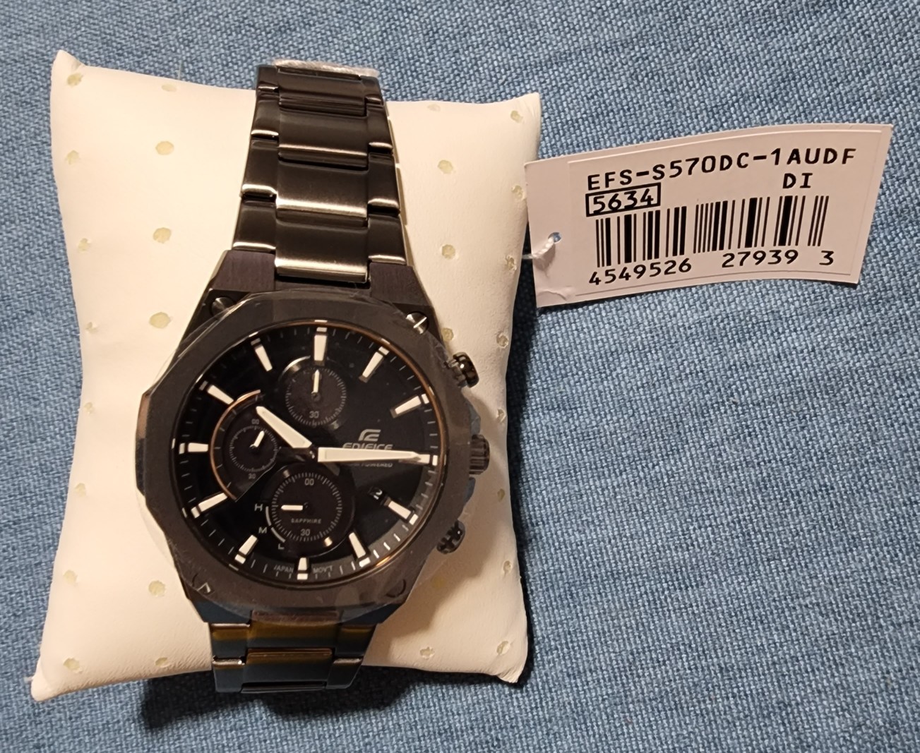 CASIO EDIFICE SLIM Solar Powered Sapphire Crystal EFS-S570DC Men's
