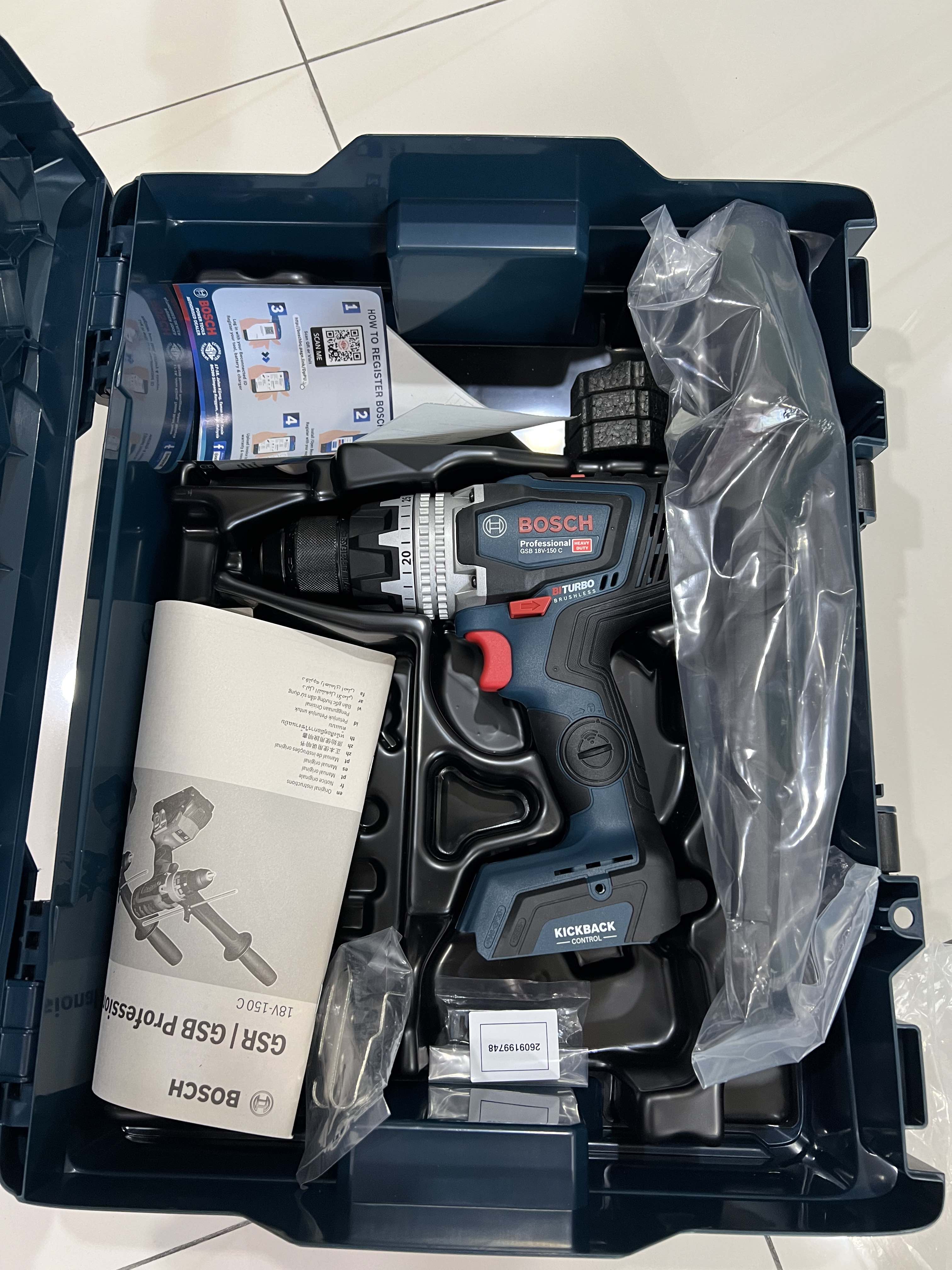 Bosch 18v Gsb18v85c EPT Bosch 4pc 18v Brushless Combo Kit