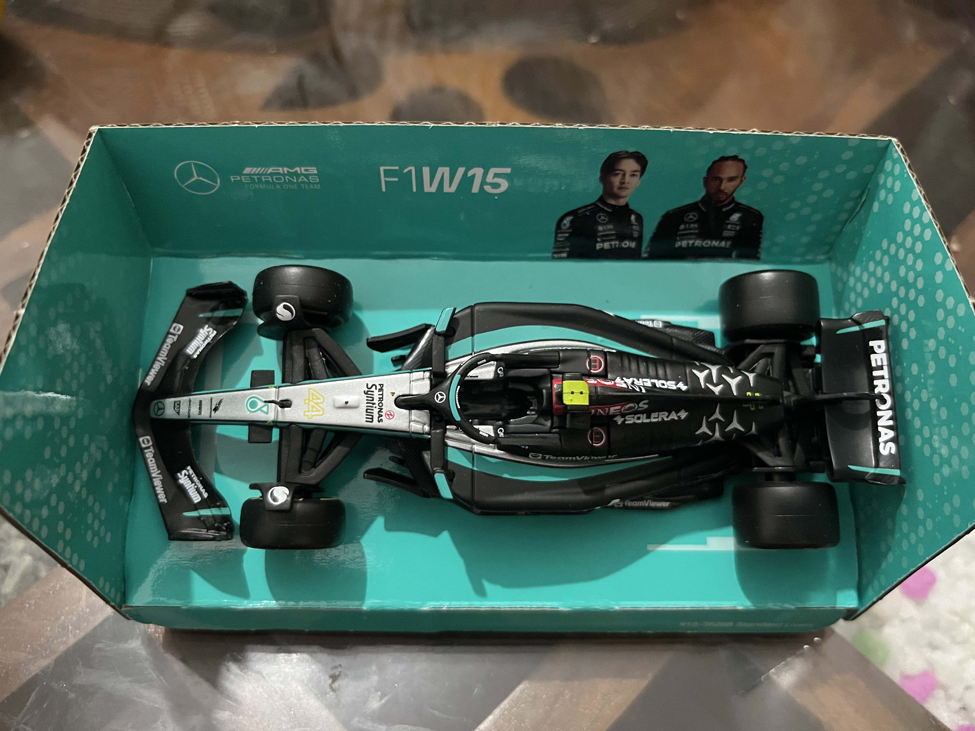 Miniature F1 JODIYAAH 1/43 – Mercedes-AMG Petronas W14 N°44 Lewis Hamilton, Die-Cast Métal