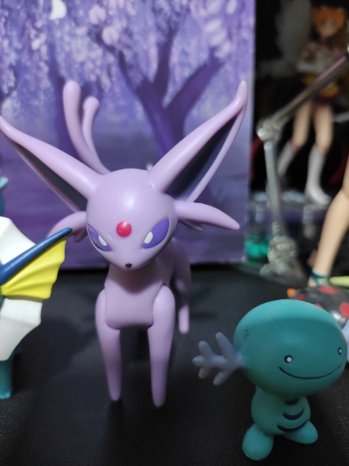 Pokemon 1/10 GK Eevee Família Espeon Anime Action Figure Modelo