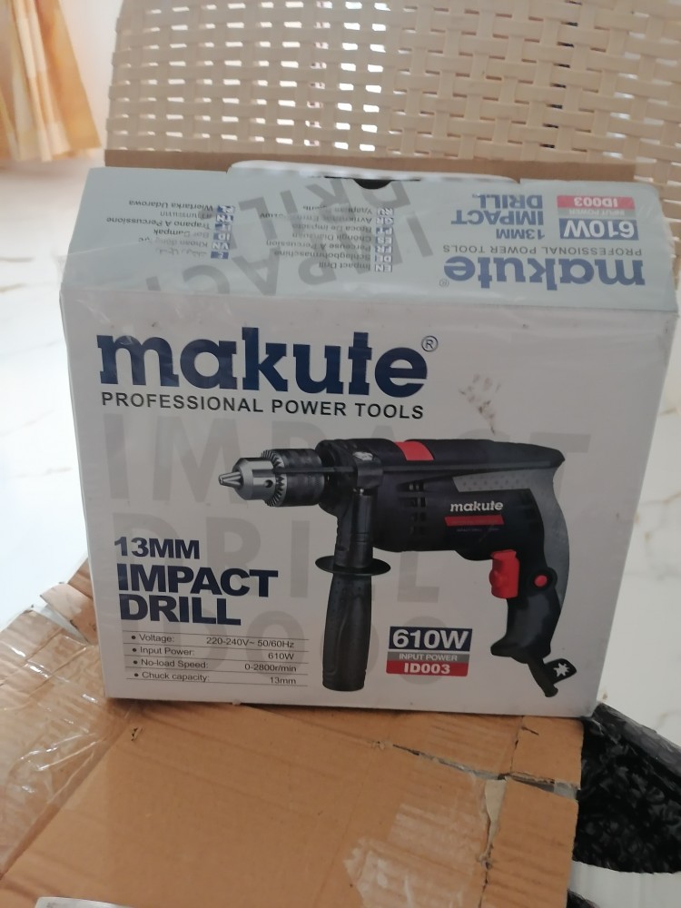 Makute 610W ID003 13MM Electric Hammer Impact Drill 360° Rotate
