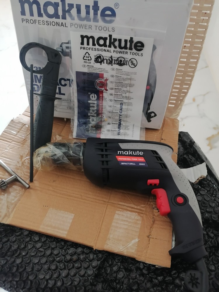 Makute 610W ID003 13MM Electric Hammer Impact Drill 360° Rotate