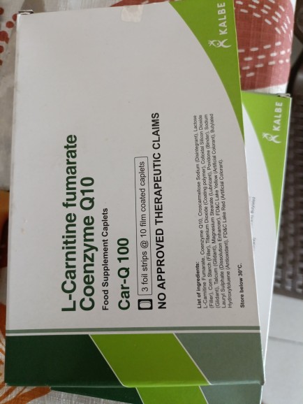 CarQ Heart Supplement - L-Carnitine 500mg and Coenzyme Q10 100mg | Lazada PH
