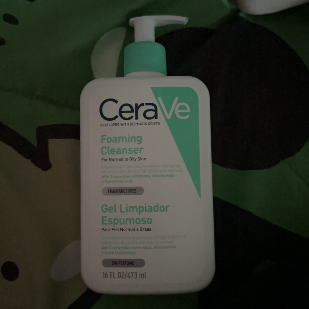 Cerave Limpiador Facial  Foaming Cleanser For Normal To Oily Skin 473ml