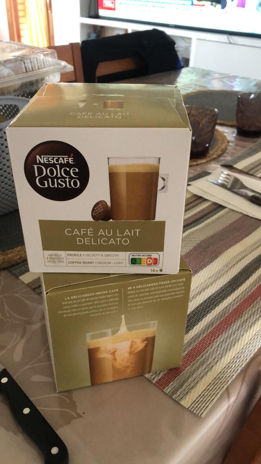 Cafe con leche Delicato, 16 Cápsulas Nescafé Dolce Gusto Original
