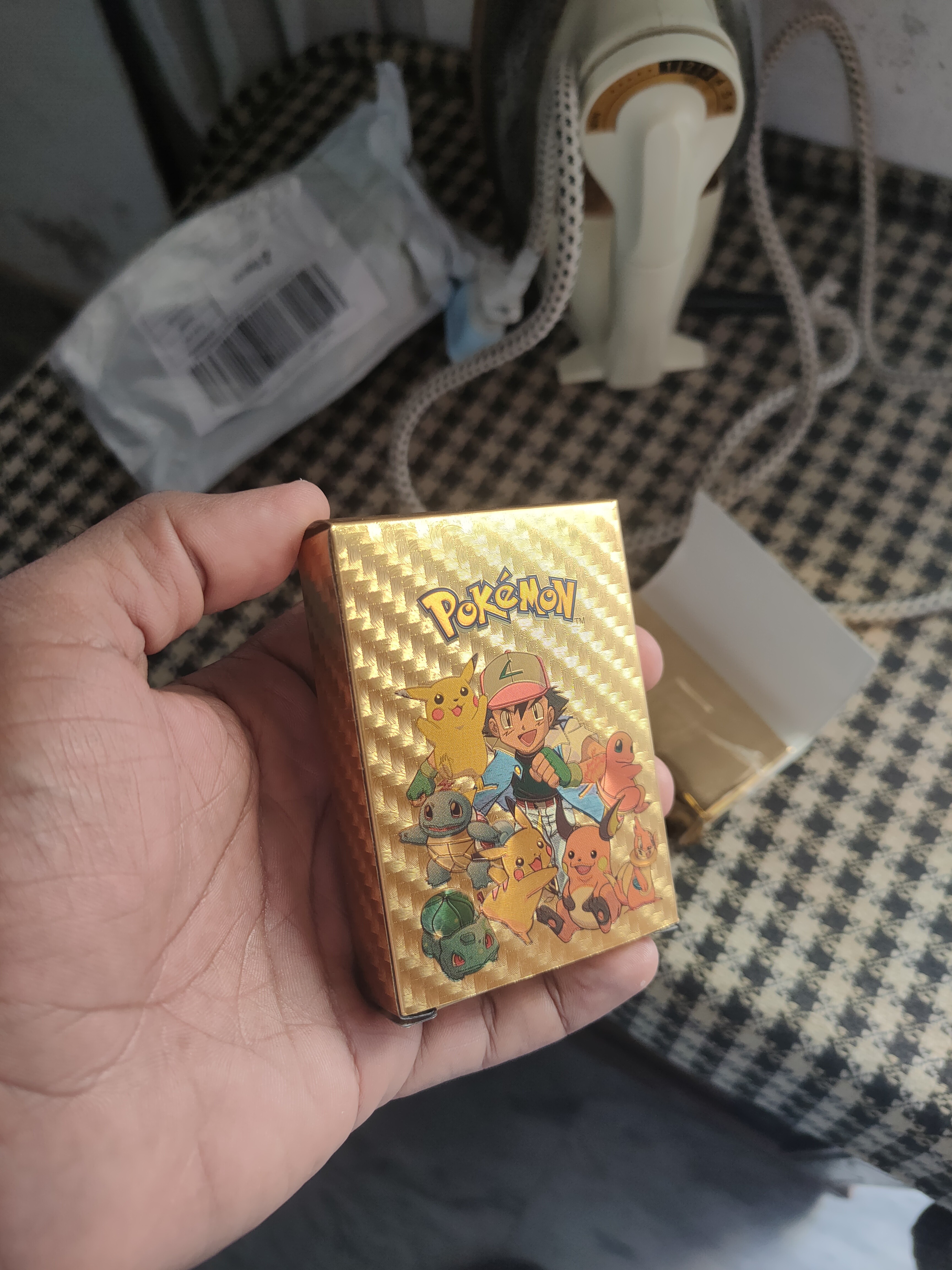 55pcs Pokemon Gold Foil Anime Cartoon Pokemon English Version Tcg Cards For  Fans Collection | Daraz.pk