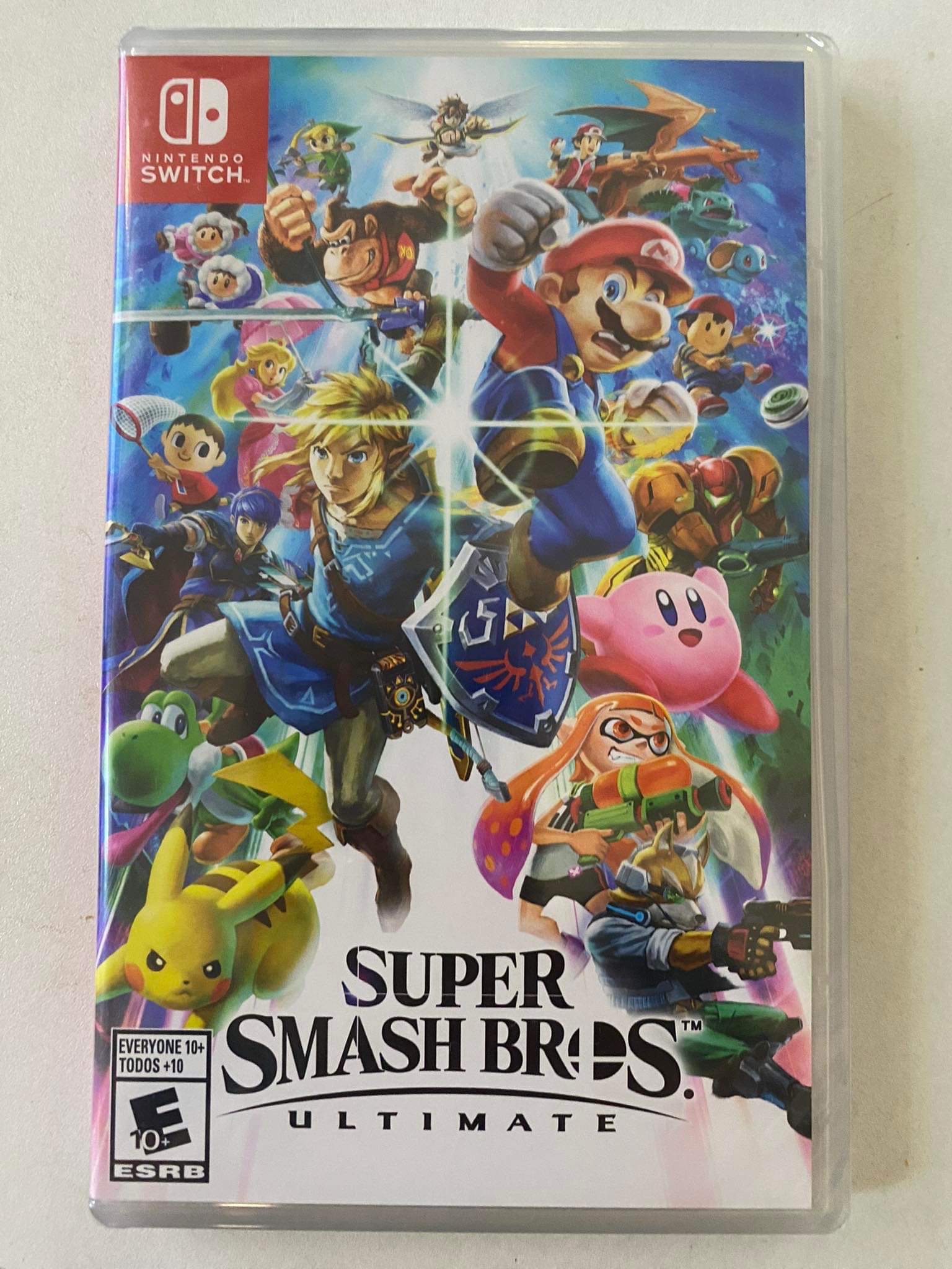 nintendo switch with smash bros ultimate