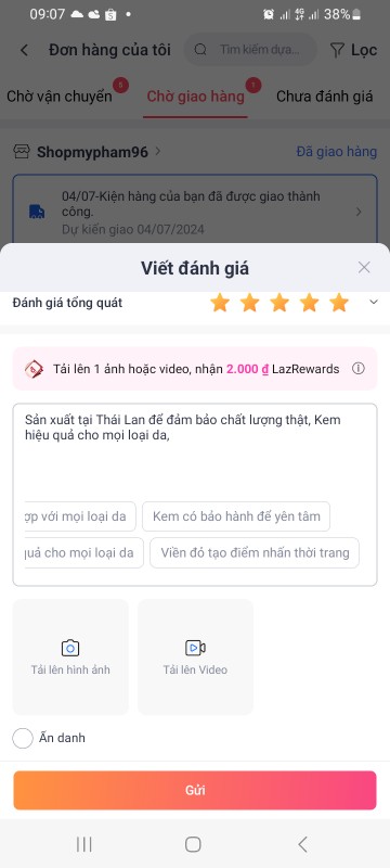 Ảnh đánh giá