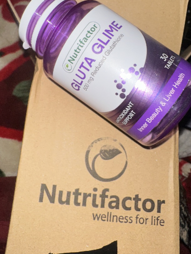 Nutrifactor Gluta Glime  Anti-Aging & Skin Brightening Supplement with L- Glutathione, Vitamin C, Alpha Lipoic Acid & Vitamin E | 30 Tablets |  Daraz.pk