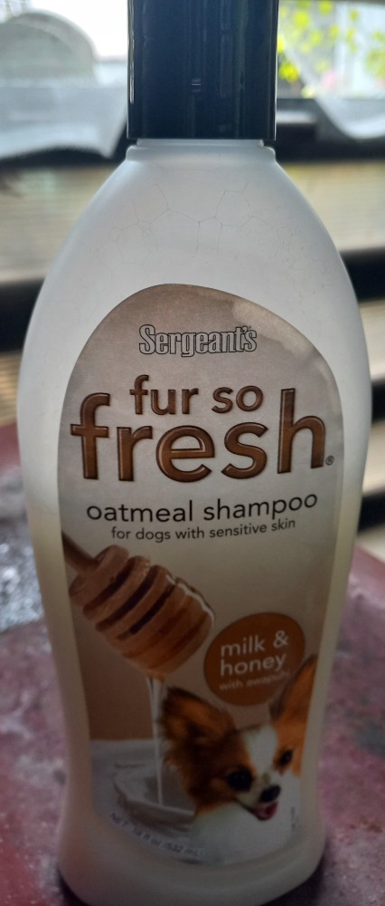 Sergeant's fur so 2024 fresh oatmeal dog shampoo