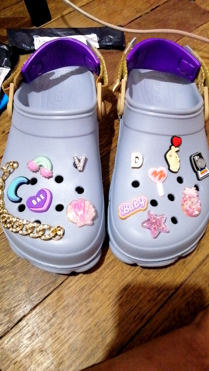 Cute Glitter Jibbitz Crocs Pins for shoes bags | Lazada PH