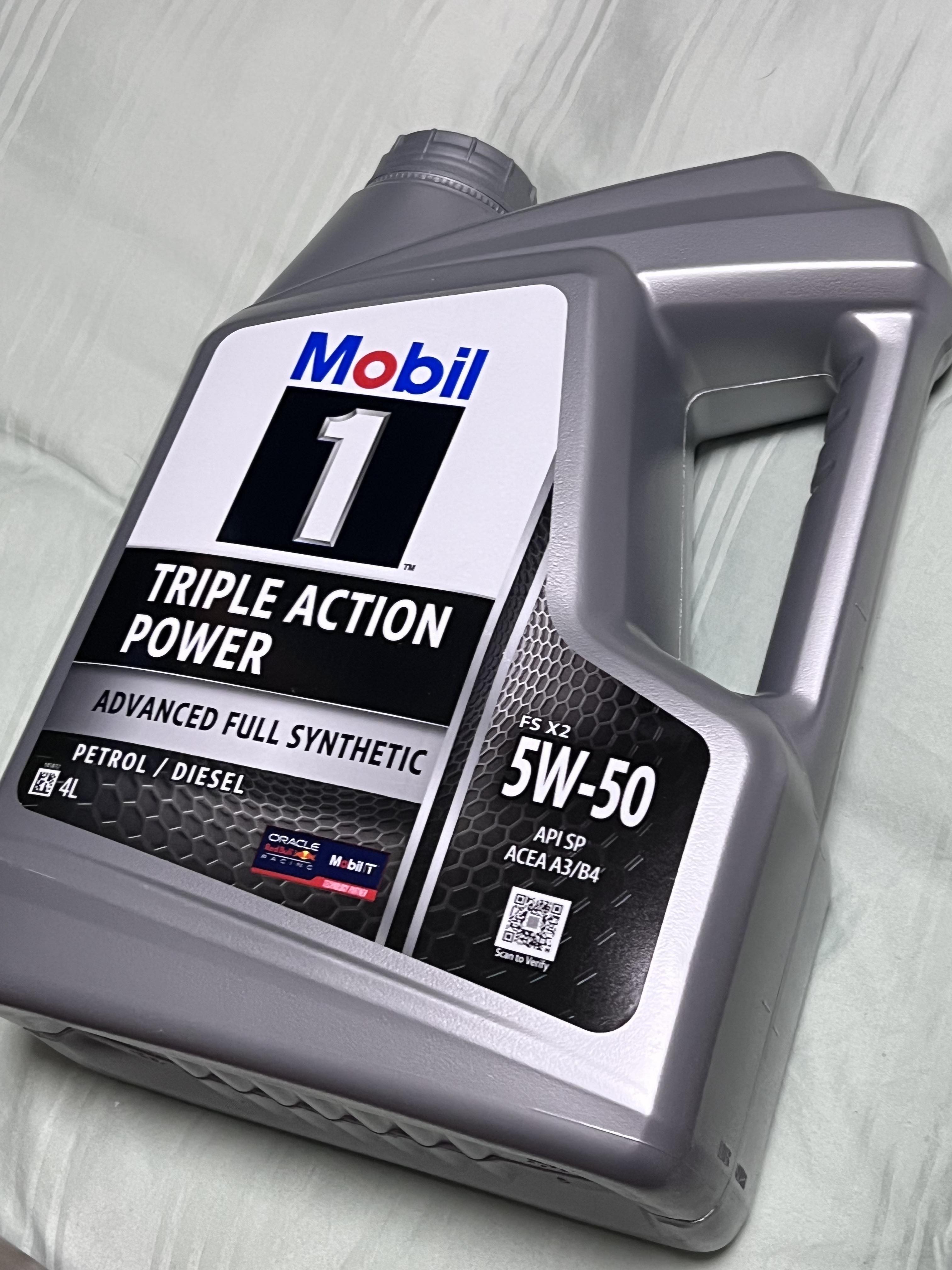 Mobil 1™ FS X2 Triple Action Power 5W-50 Fully Synthetic (Premium