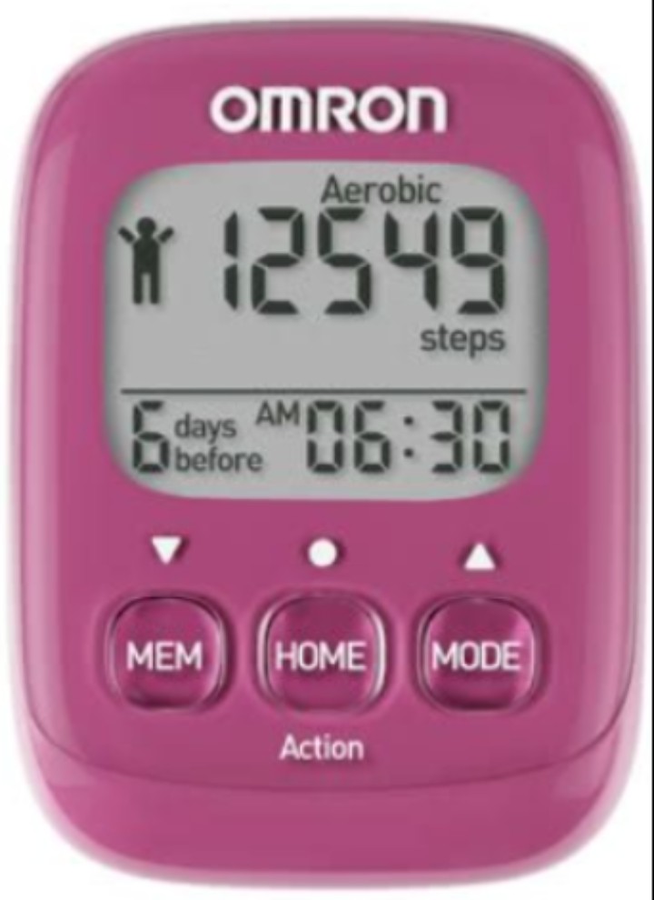 OMRON Pedometer Pink HJ-325-PK | Lazada PH