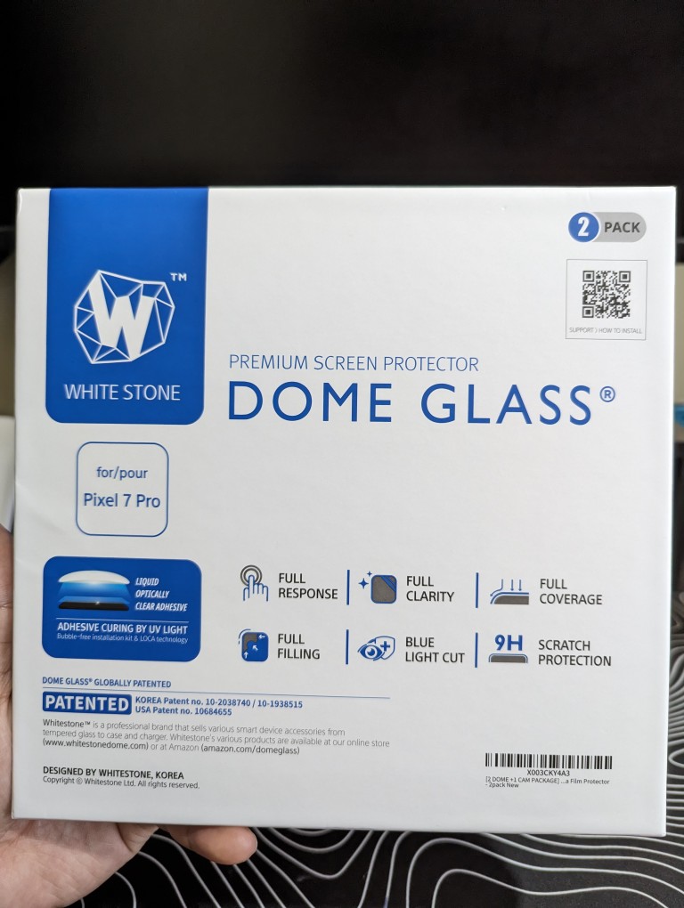 WhiteStone Dome Glass Tempered Glass Screen Protector for Google