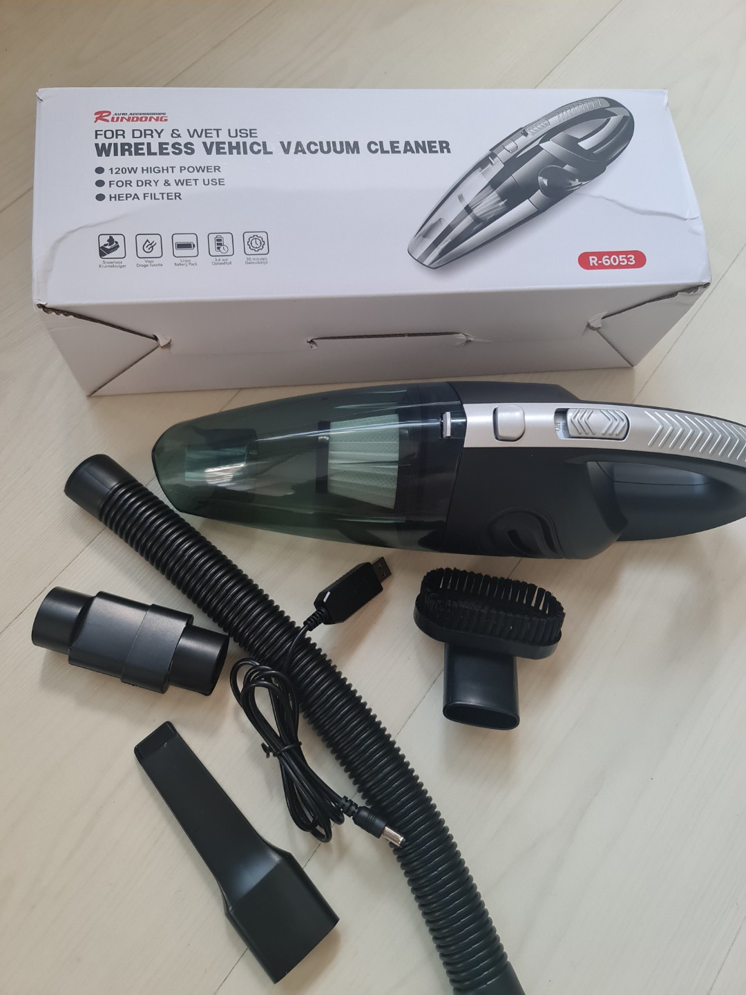 SG SHOP) Cordless Handheld Vacuum Cleaner 120W Powerful Portable Car Vacuum  Cleaner Mini Hand Held Wet and Dry Vacuum [SHIPS BY 05 MAY 2022]