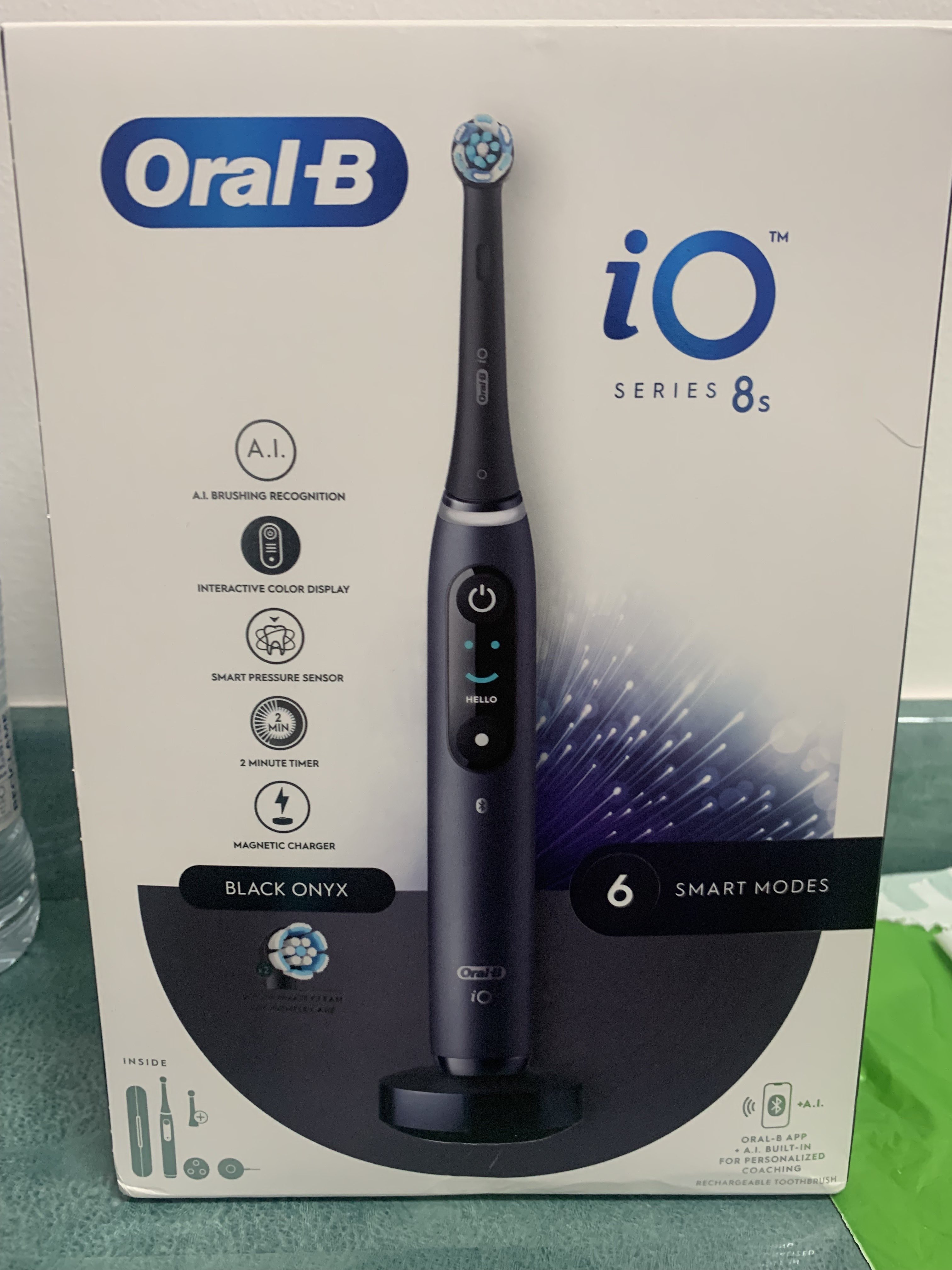 Cepillo Dental Eléctrico Oral-B Braun IO 8S Negro | Miravia