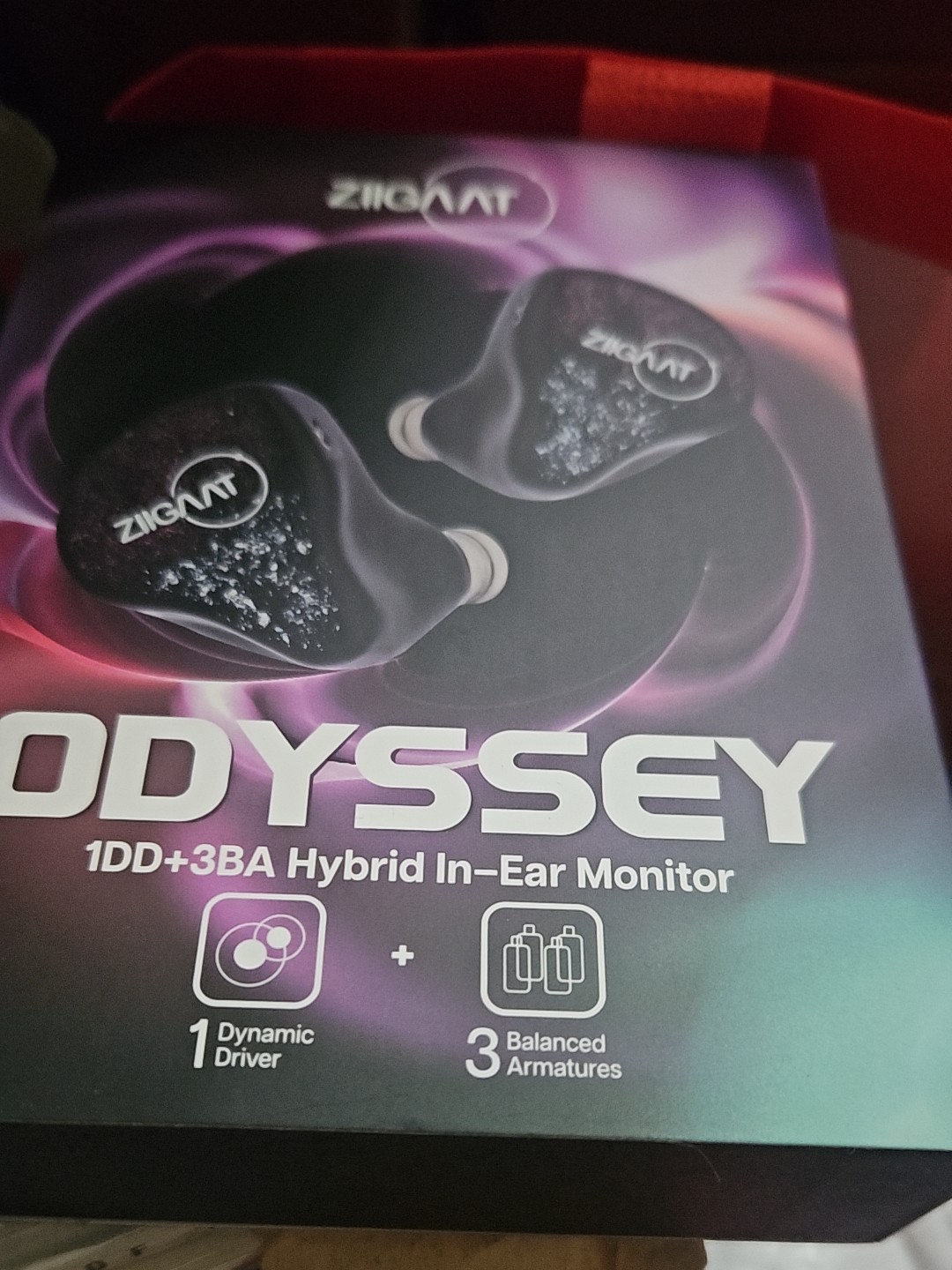 ZiiGaat Odyssey 1DD+3BA Hybrid In–Ear Monitor Hifi Earphones Wired