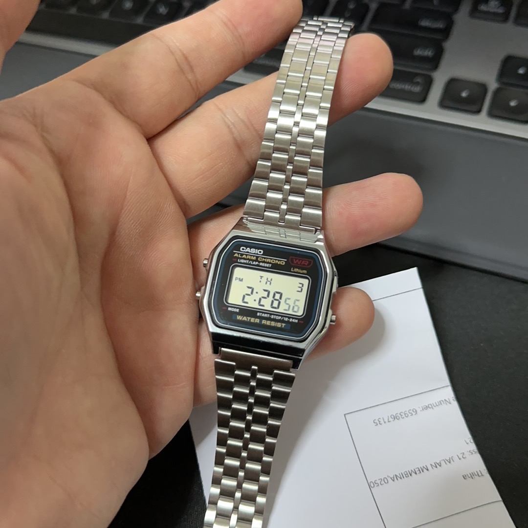 Casio a159wa hot sale