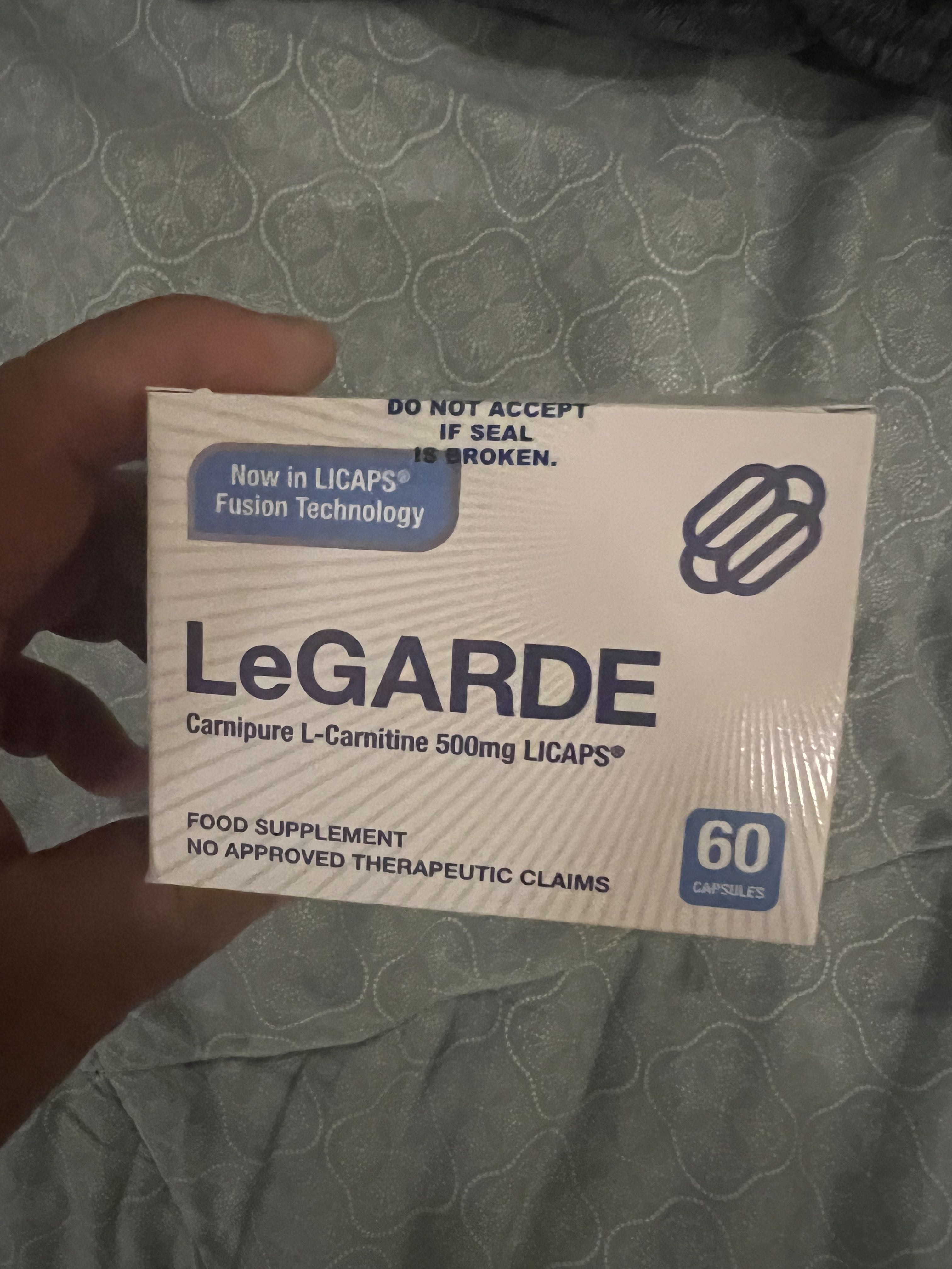 LeGARDE Carnipure L-Carnitine 500mg LICAPS Licaps Fusion Technology Fda  Registered Supplement High-Quality L-Carnitine Capsules Rapid Therapeutic  Effect - Lazada
