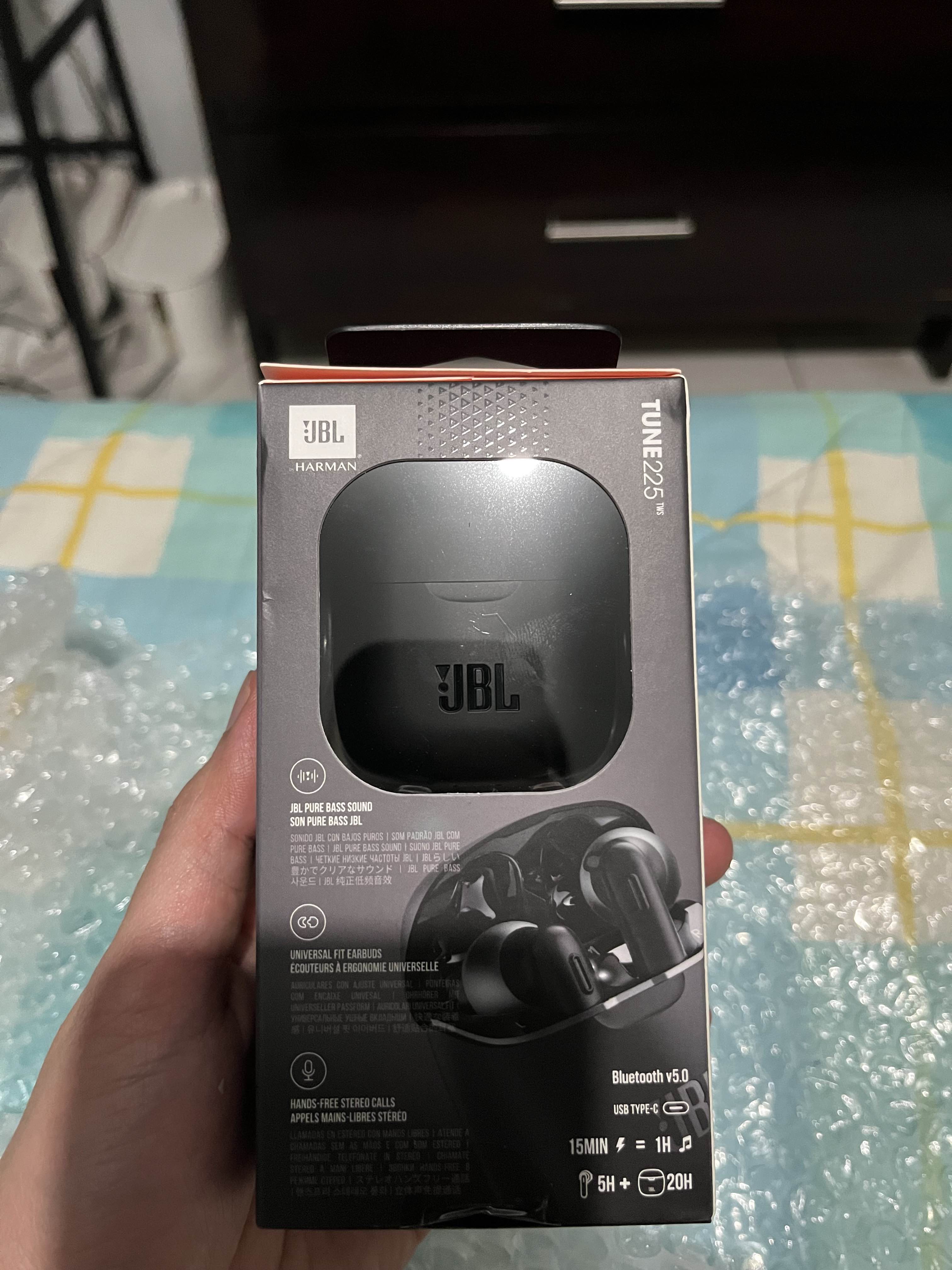 JBL Tune 225TWS NonGhost True Wireless Earbud Headphones - JBL Pure Bass  Sound, Bluetooth, 25H Battery, Dual Connect, Native Voice Assistant