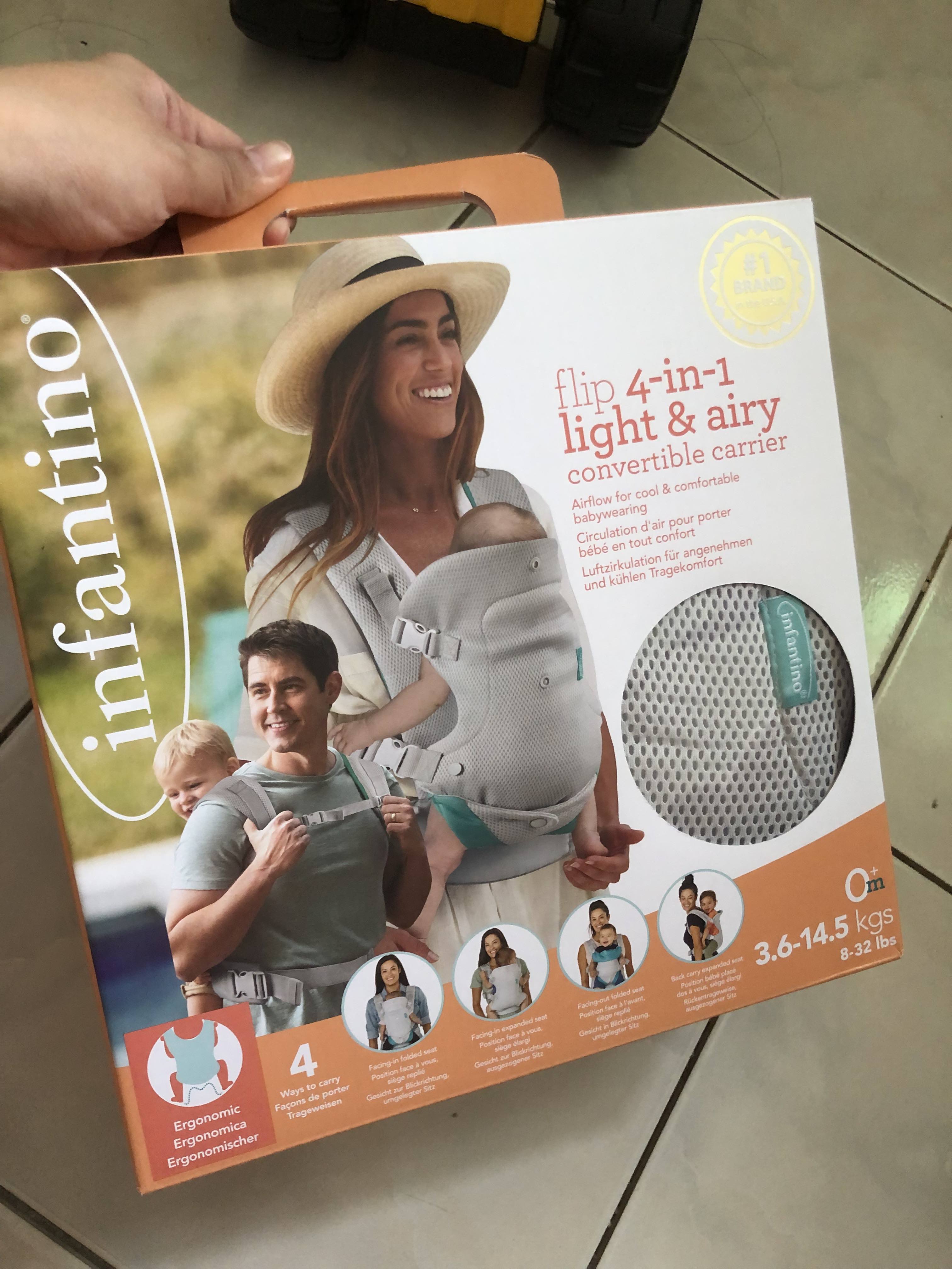 Infantino - Porte-Bébé Flip Light & Airy 4 en 1