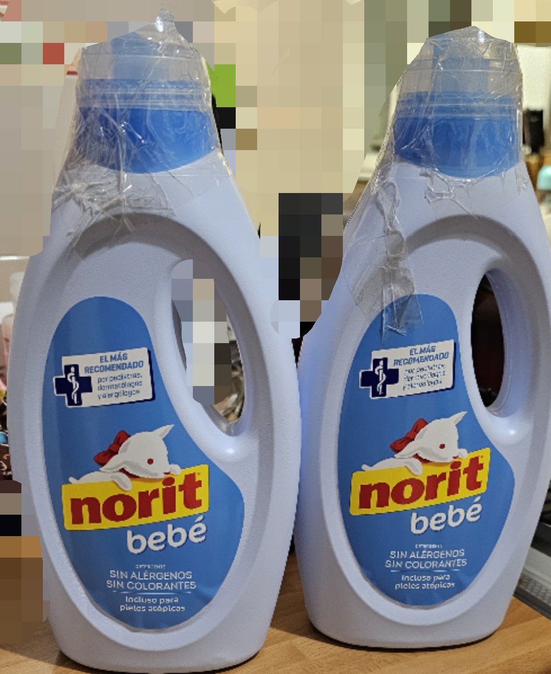 NORIT Sensible - Detergente Líquido Hipoalergénico sin perfume,Pack de 3 X  2120 Ml, 6360 Mililitros & Bebé - Detergente Líquido para Ropa de Bebé