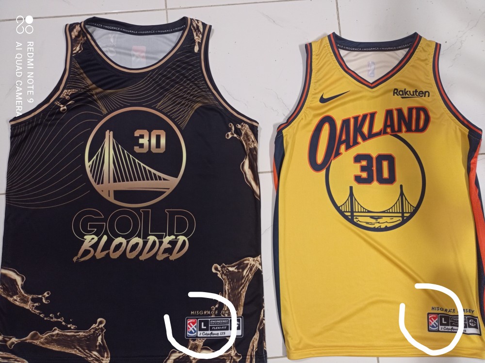 GOLDEN STATE WARRIORS OAKLAND CURRY YELLOW HG JERSEY FULL