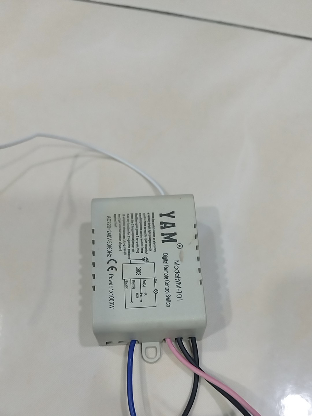 Kit Telecomando 315MHz Per Schermo Elettrico E Tenda – Ricevitore RF Con Spina UE, Portata 50m E Protezione Fulmini
