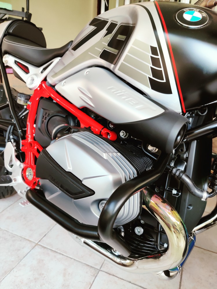 For R NINET Crash Bar Engine Guard Bumper Highways Frame Protector