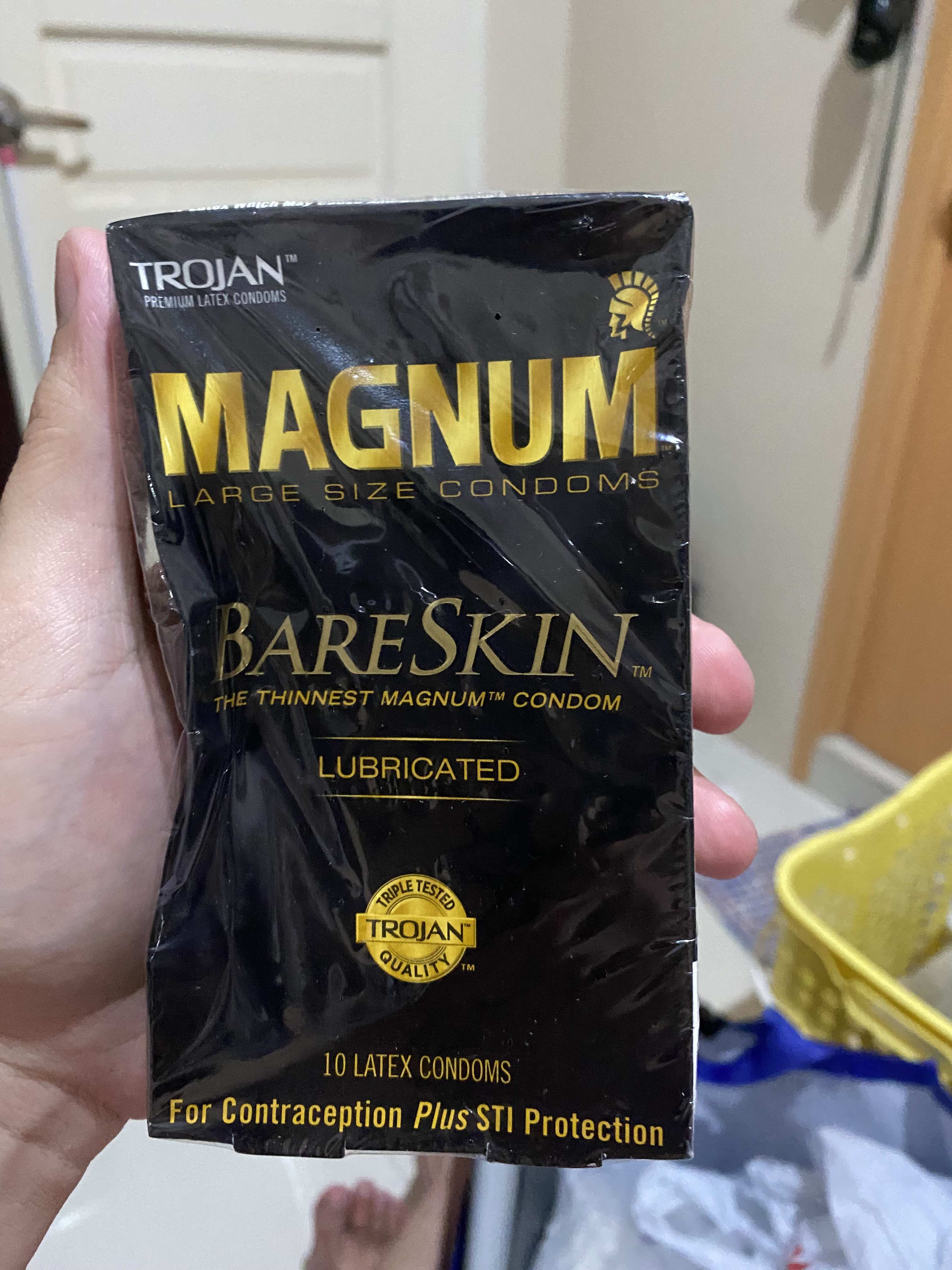 TROJAN MAGNUM BARESKIN Large Size Condoms, 10 Count | Lazada PH