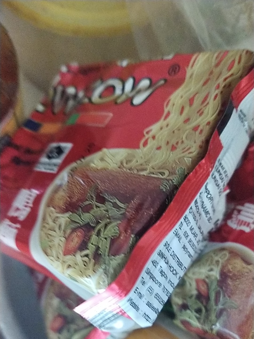 ZOW ZOW Duck Flavour Instant Noodle 泰国鸭面 60g x 5s Halal