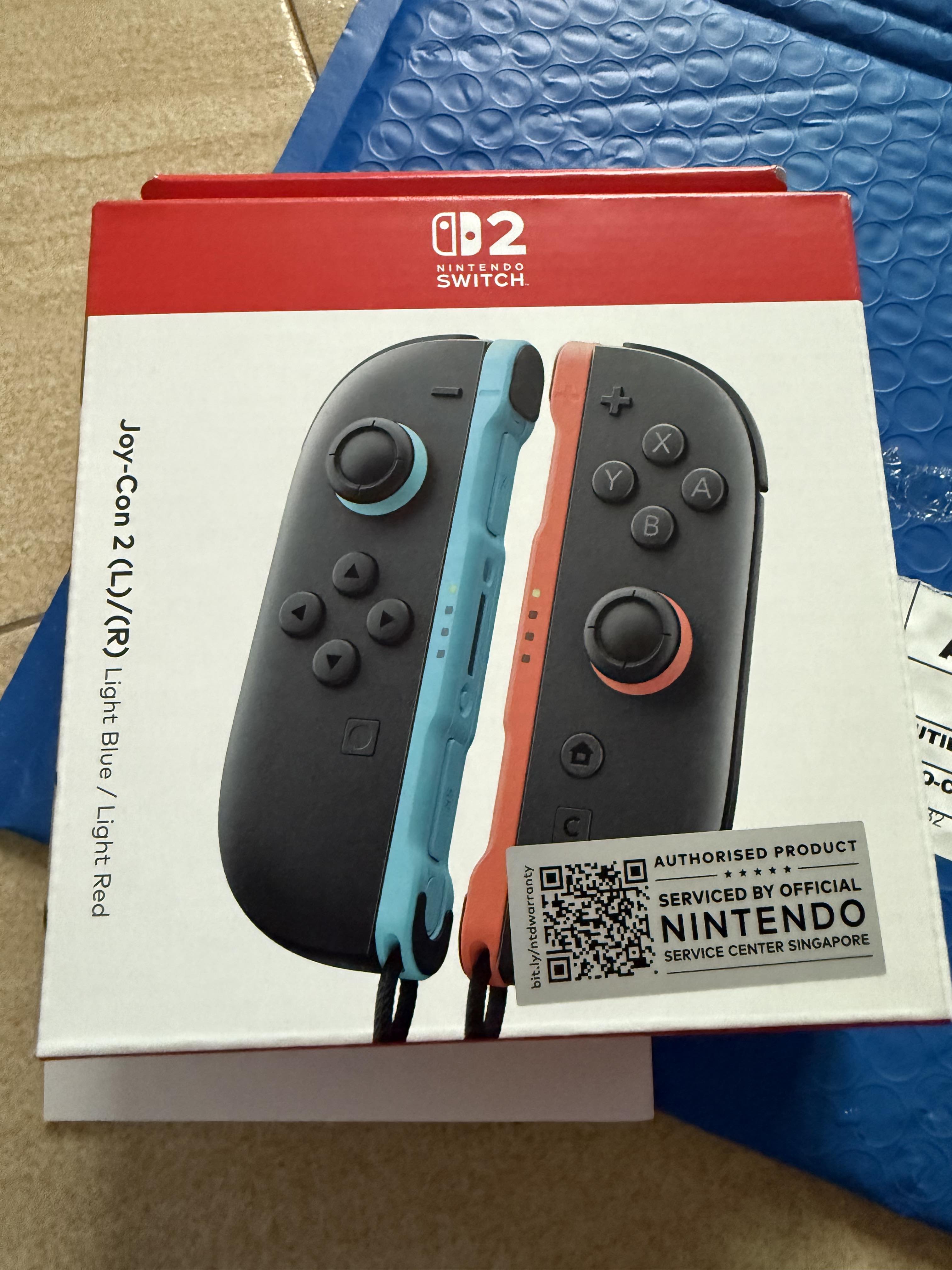 Nintendo Official Store] Joy-Con 2 (L)/(R) Light Blue/ Light Red