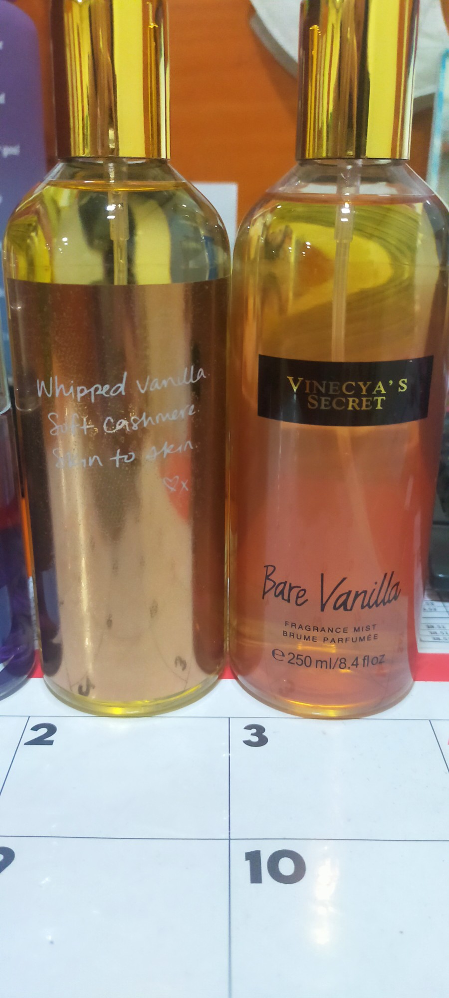 Vinecya's Secret Vanilla Lace Perfume Fragrance Mist 75ml