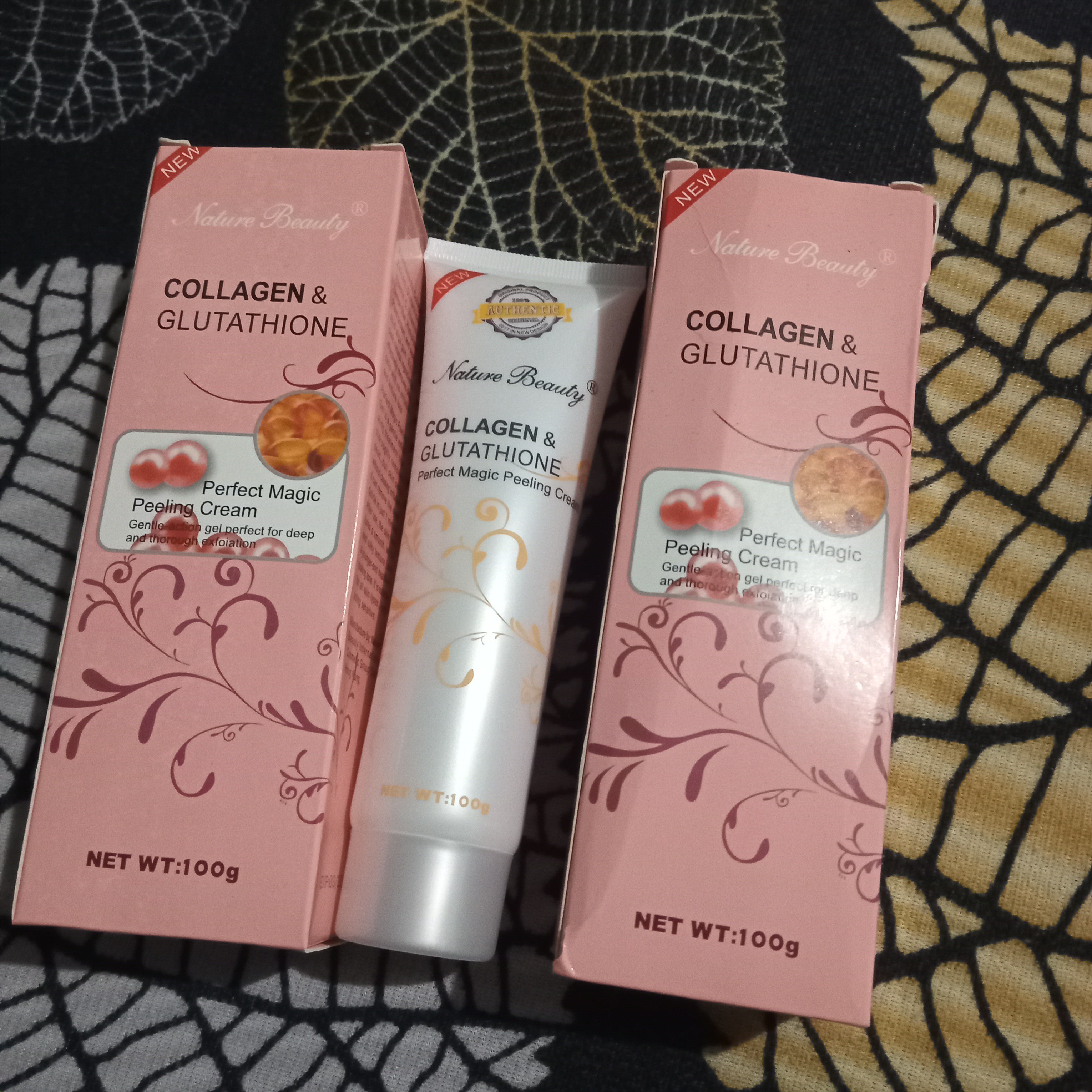 NATURE BEAUTY Collagen & Glutathione perfect magic peeling cream | Lazada PH