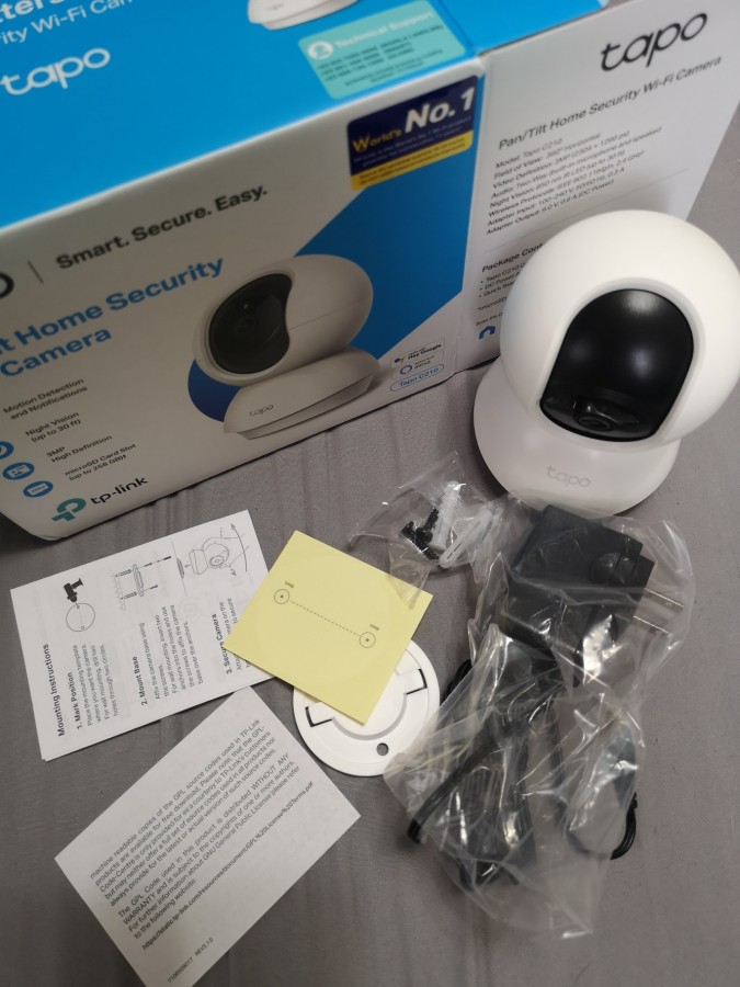 Tp-link Tapo C210 - unboxing and first start 