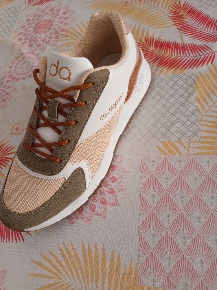 Zapatillas deportivas para mujer Don Algodon Magali de malla elástica Color  Beige Talla calzado 38