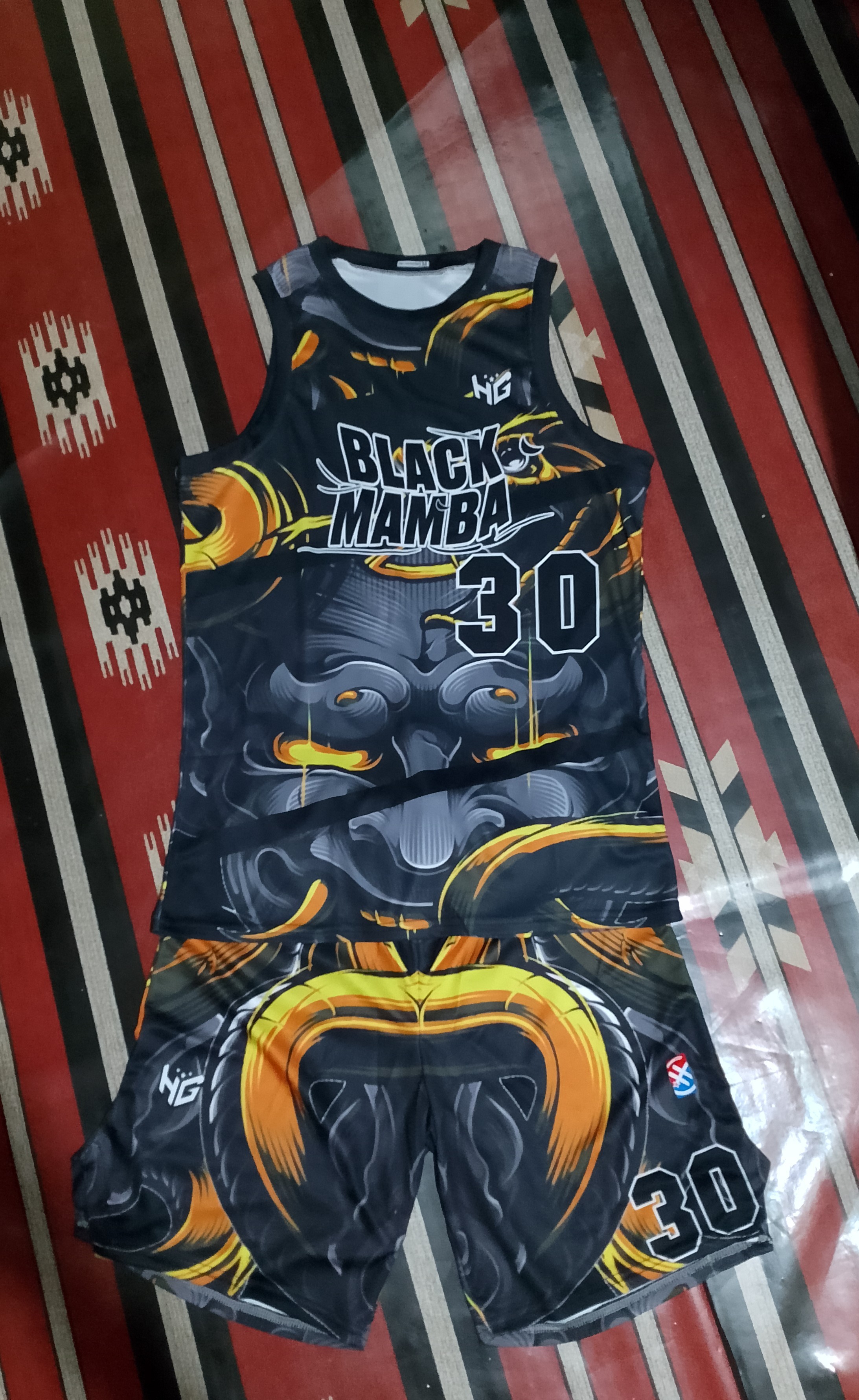 74 BLACK MAMBA HG CONCEPT JERSEY FULL SUBLIMATION JERSEY