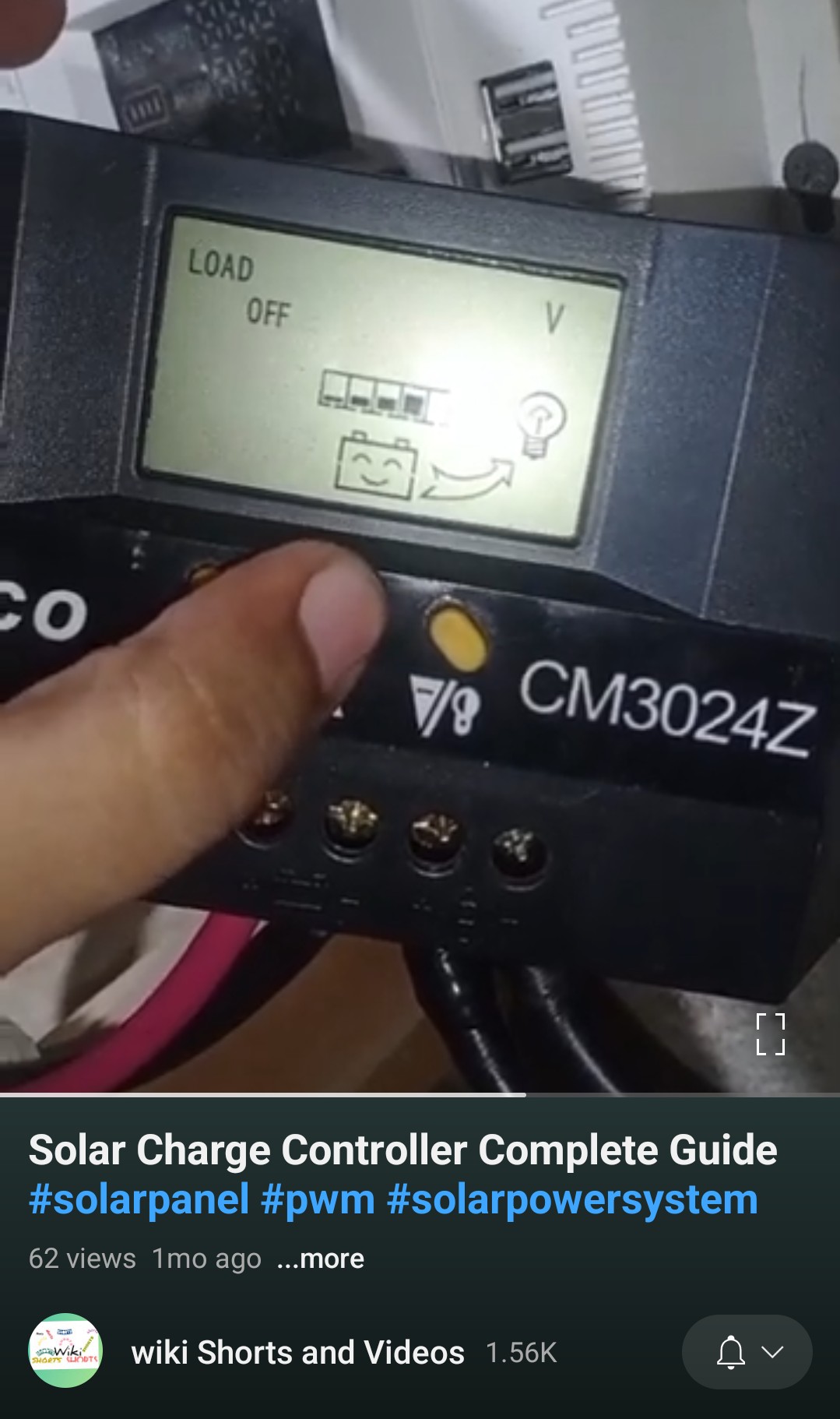 CM3024Z 30A Solar Charge Controller LCD PWM Charge Controller Photovoltaic Controller - View #13