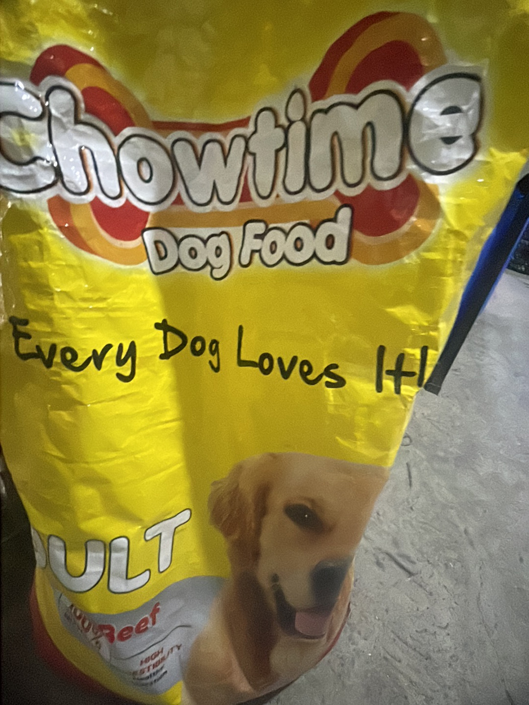 Chow time dog food best sale