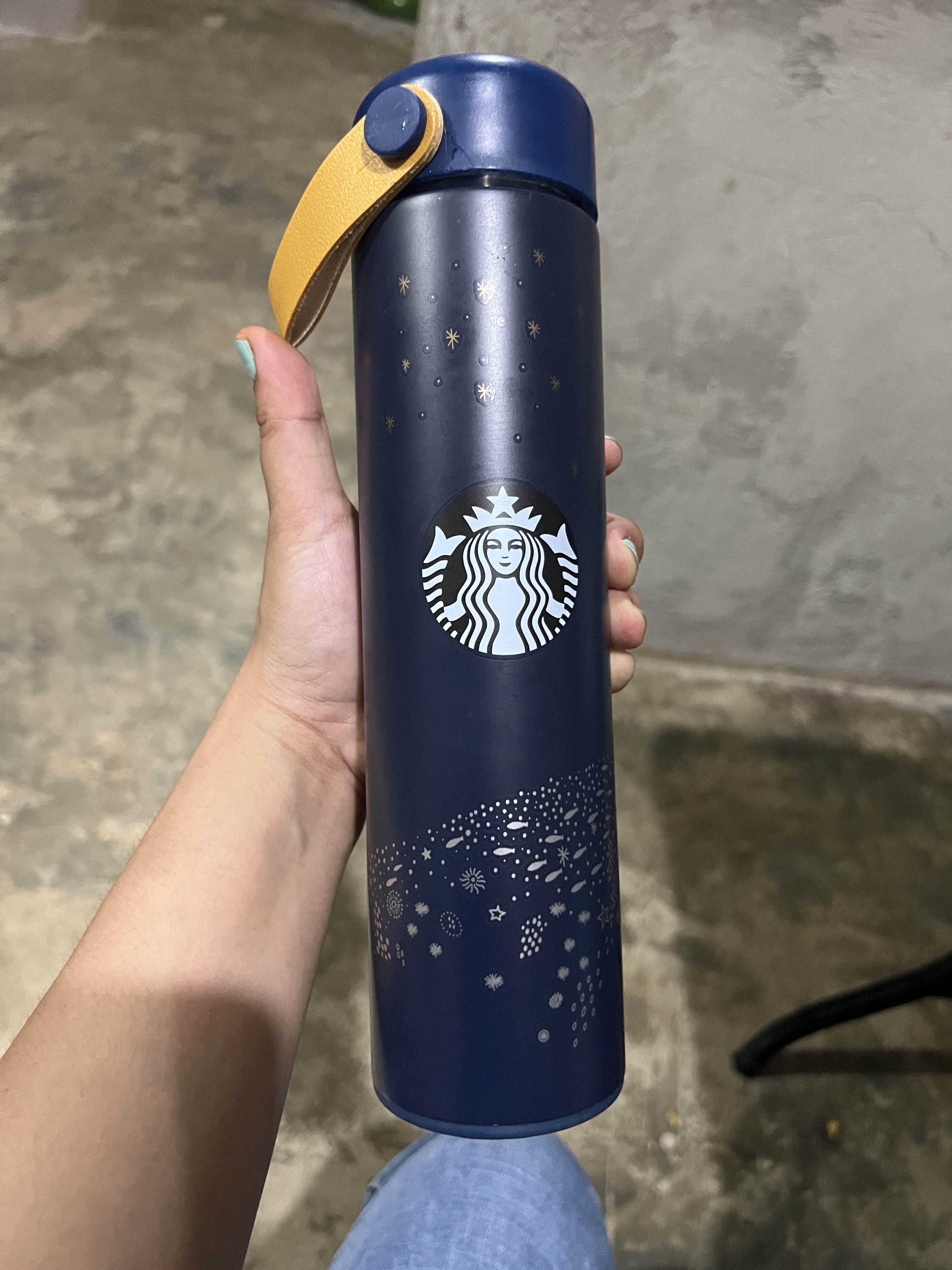 Starbucks stainless buying denim