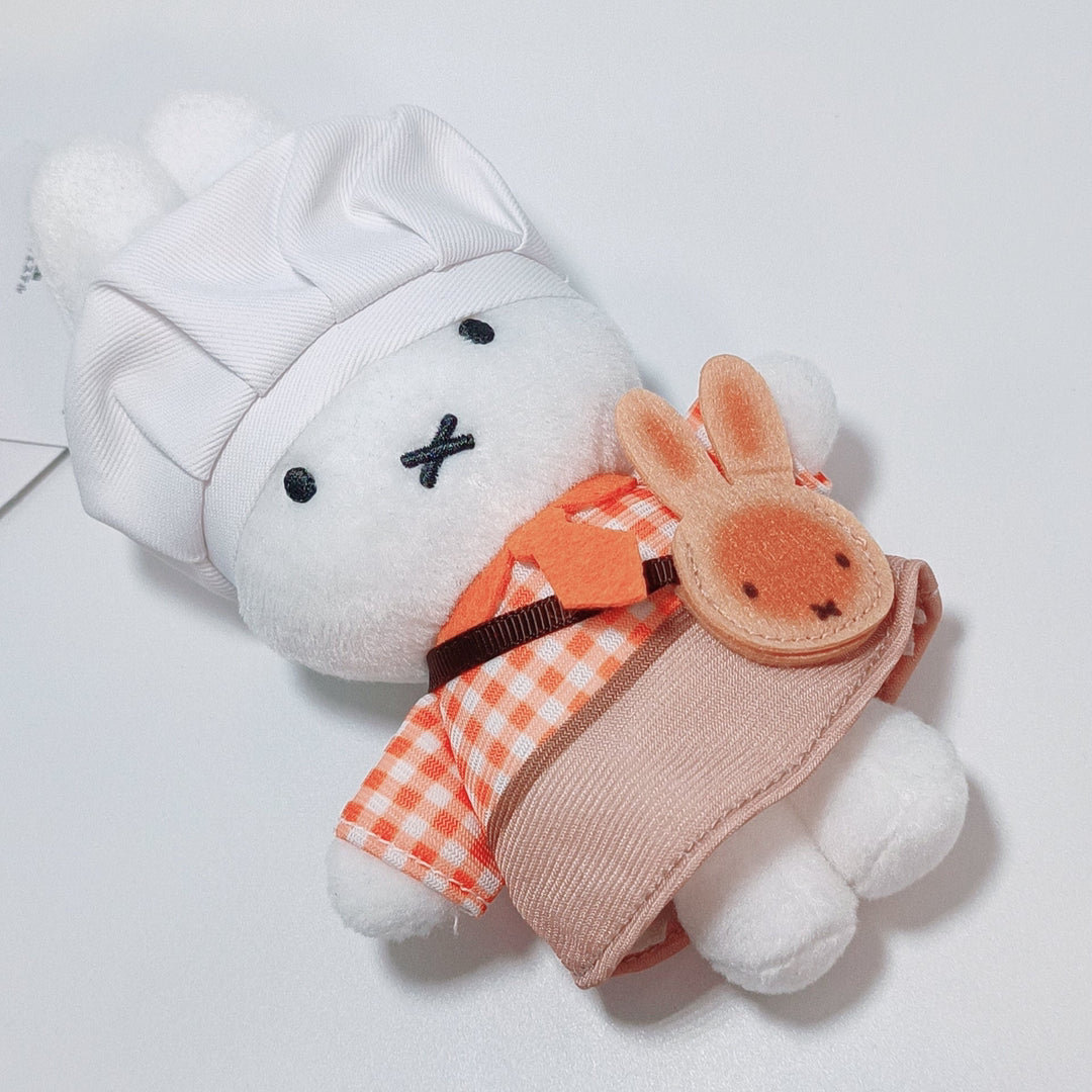 Chef Miffy & Boris Plush Key Chain from Miffy Kitchen Japan