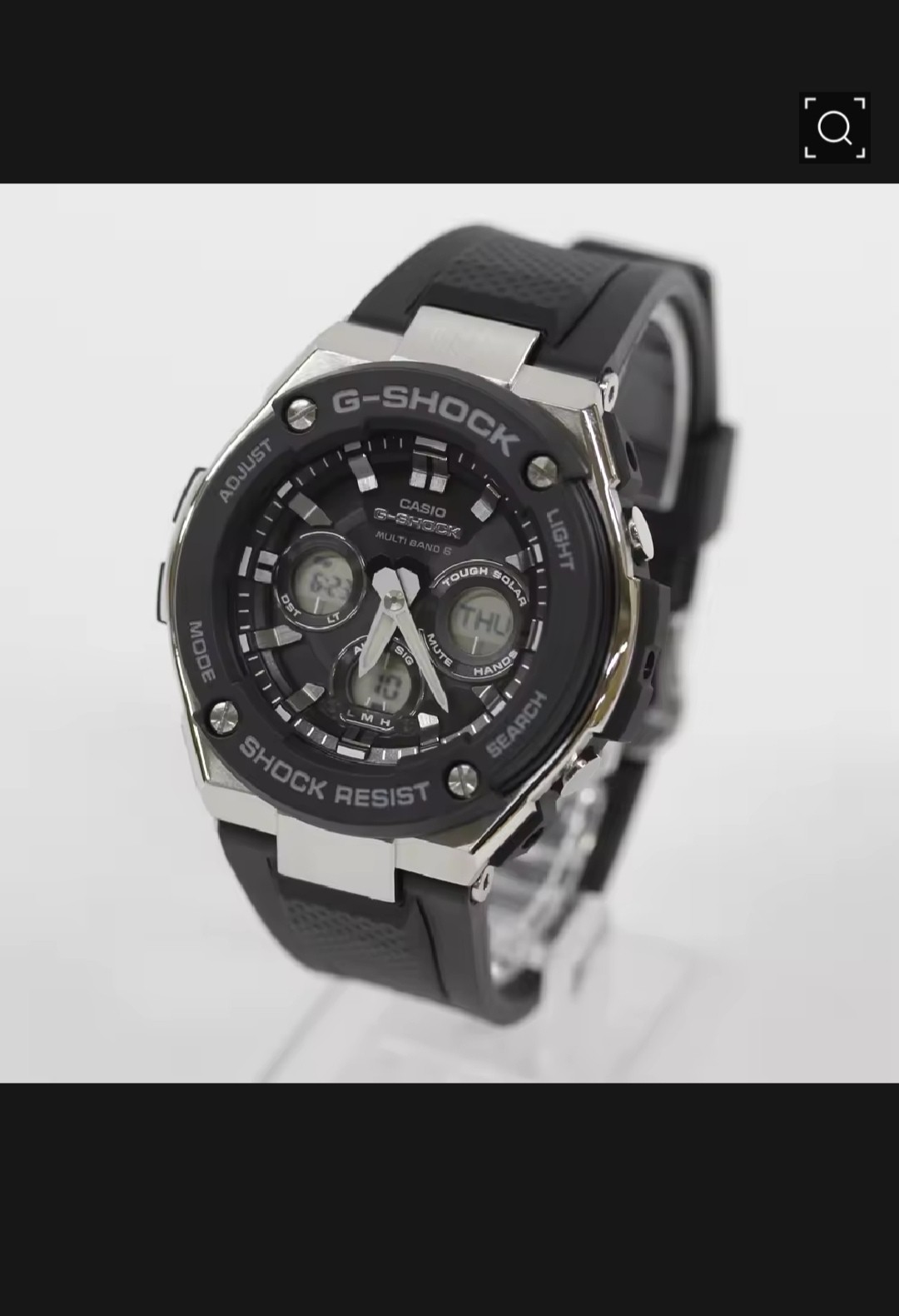 CASIO G-SHOCK GST-W300-1AJF G-STEEL Mid Size Series Tough solar