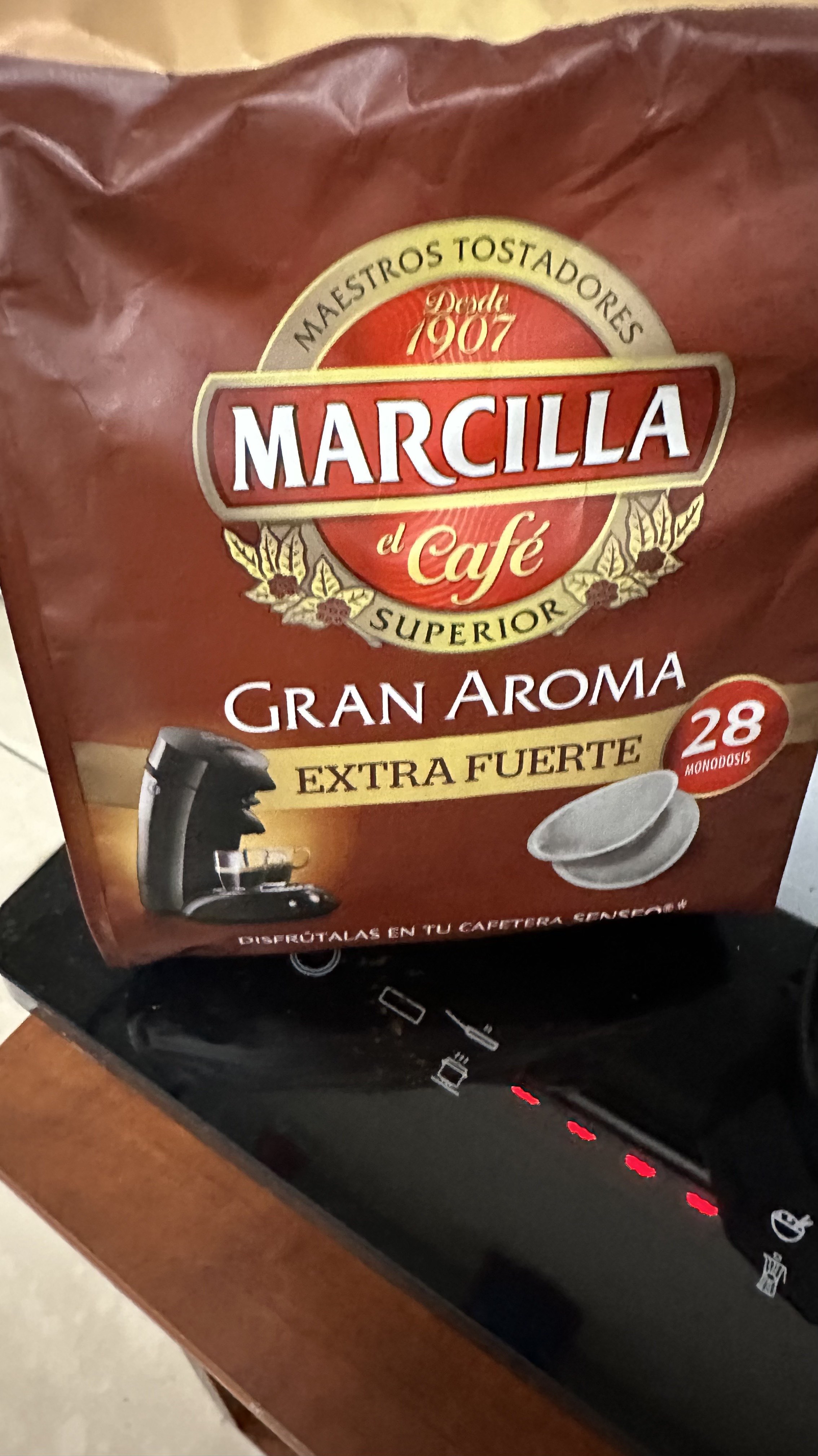 Café en cápsulas fuerte gran aroma Marcilla caja 28 unidades -  Supermercados DIA